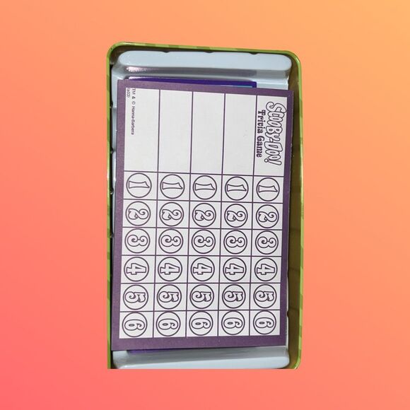 Pressman Scooby-Doo Trivia Game Tin Box 450 Questions Cartoon Network Age 7 + - Picture 2 of 4